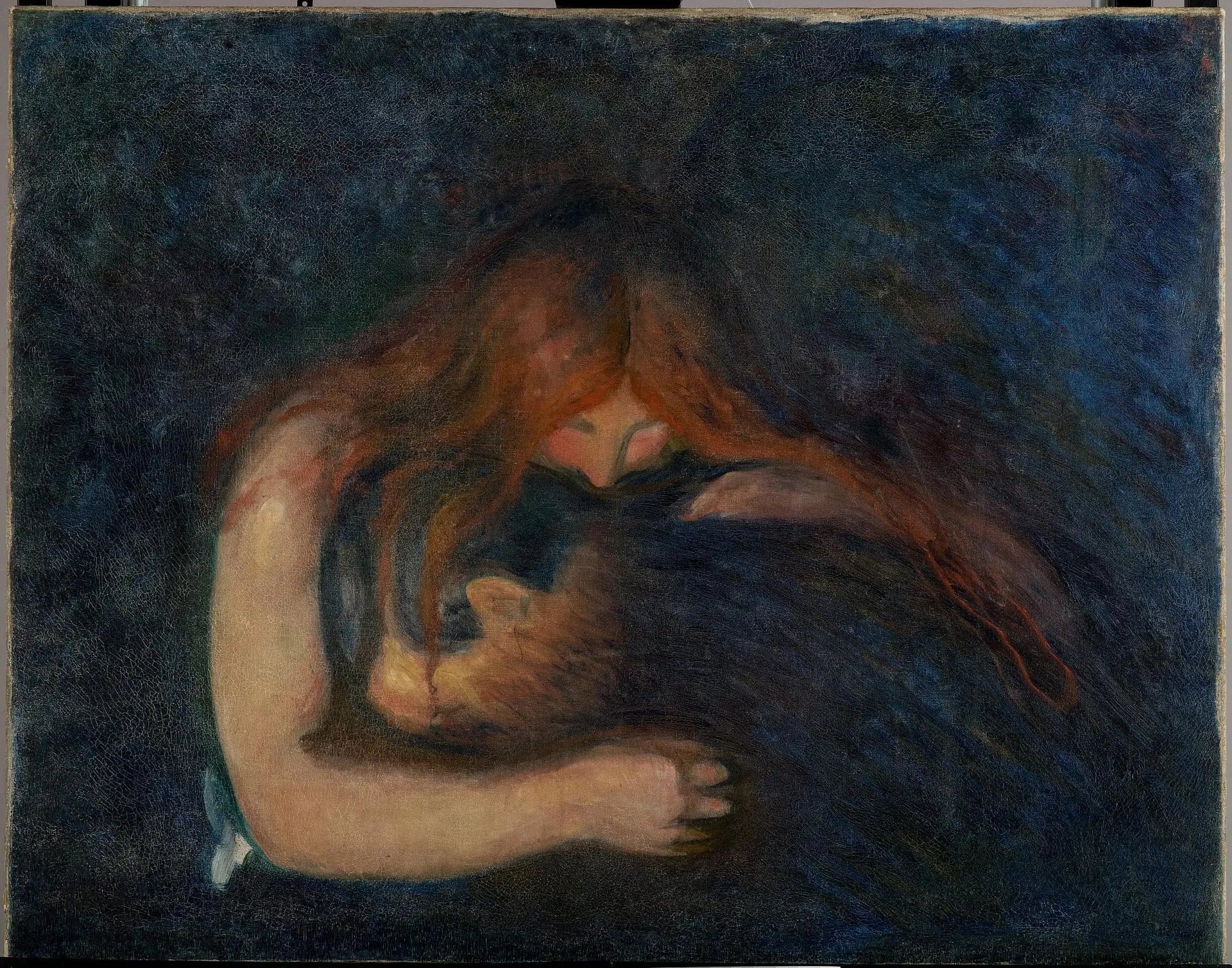L'Amour et la Douleur - Edvard Munch image 1 copie peinte à la main à l’huile