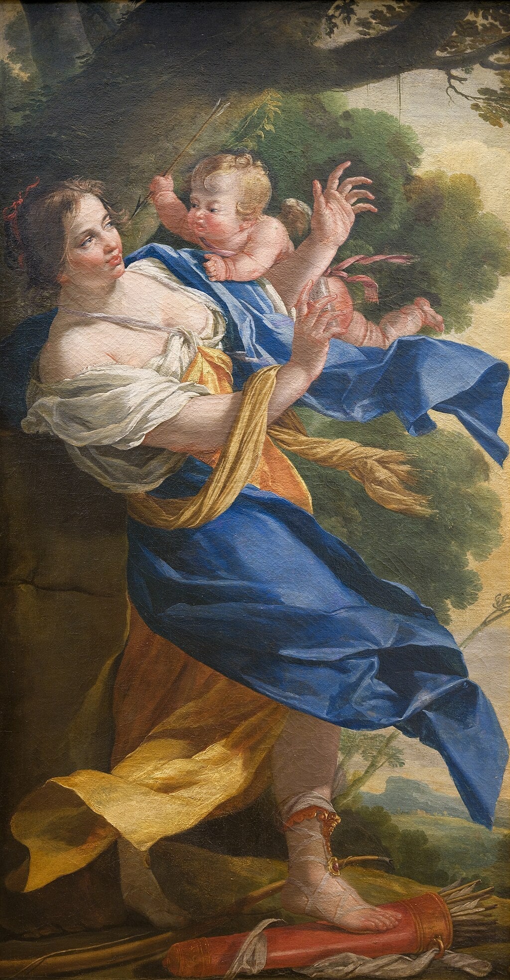 L'Amour qui se venge - Simon Vouet image 1 copie de tableau peinte à la main