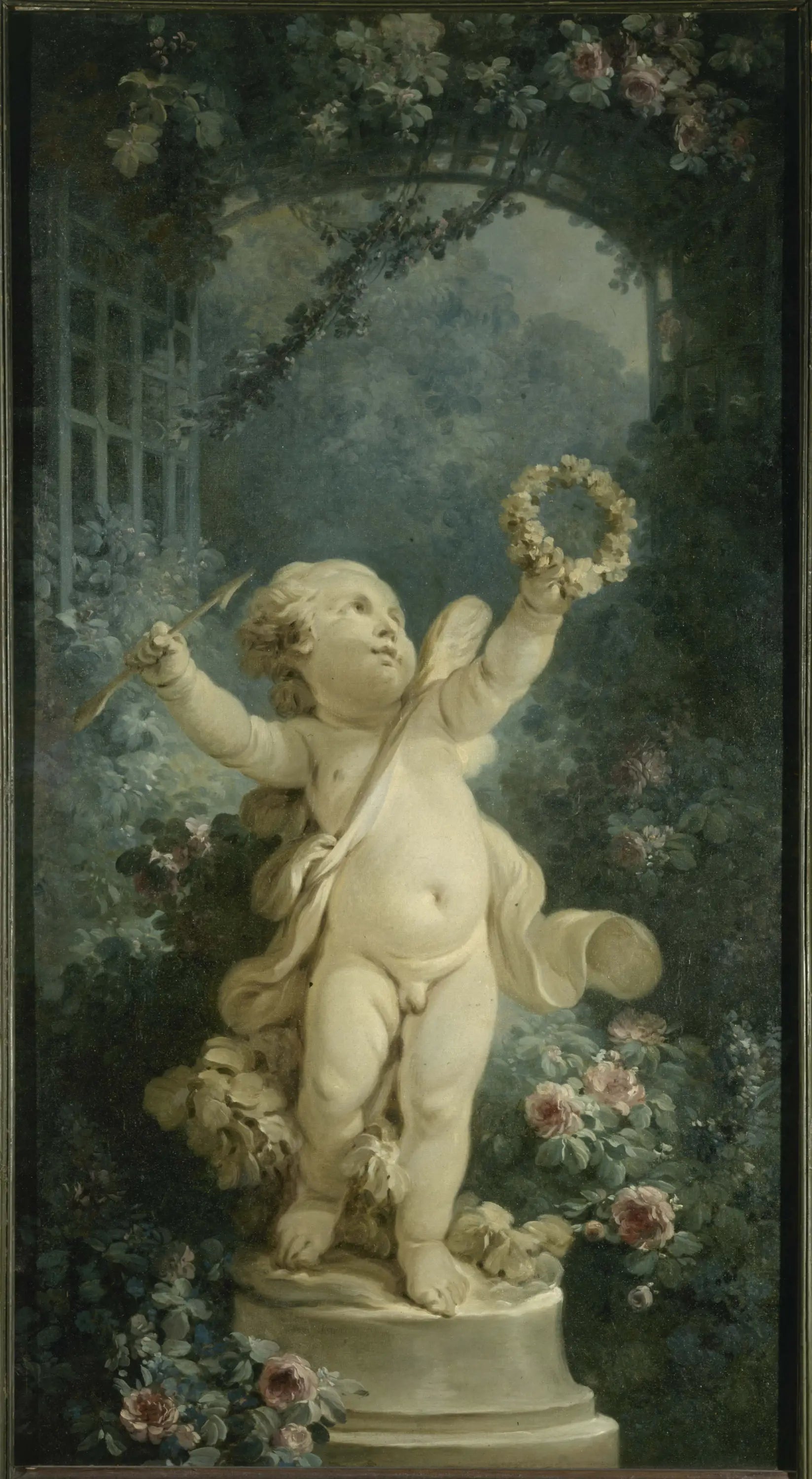 L'Amour triomphant - Jean-Honoré Fragonard image 1 copie de tableau peinte à la main
