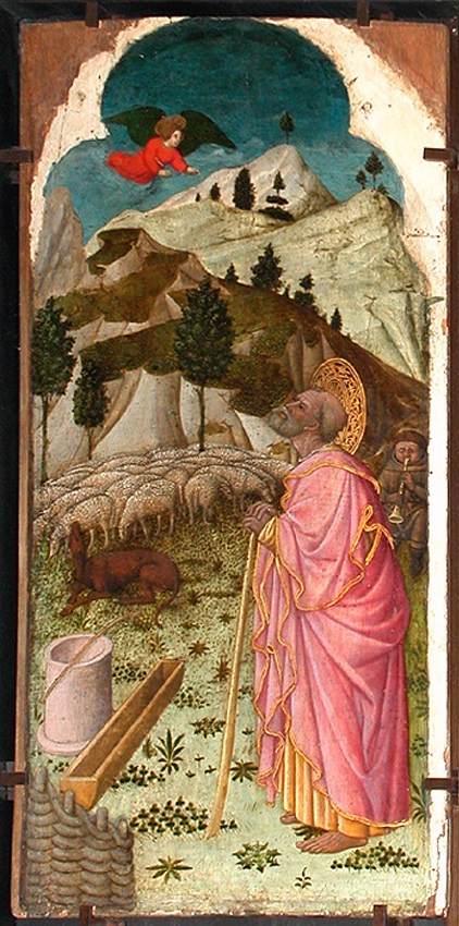L'Ange apparaît à Joachim - Giovanni Francesco da Rimini image 1 copie peinte à la main à l’huile