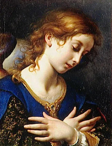 L'Ange de l'Annonciation - Carlo Dolci image 1 copie de tableau peinte à la main