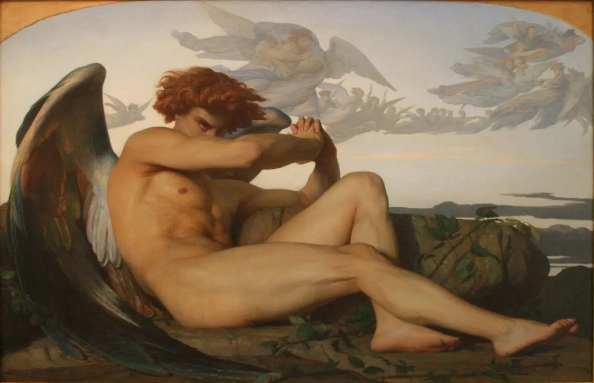 L'Ange déchu - Alexandre Cabanel image 1 copie de tableau peinte à la main