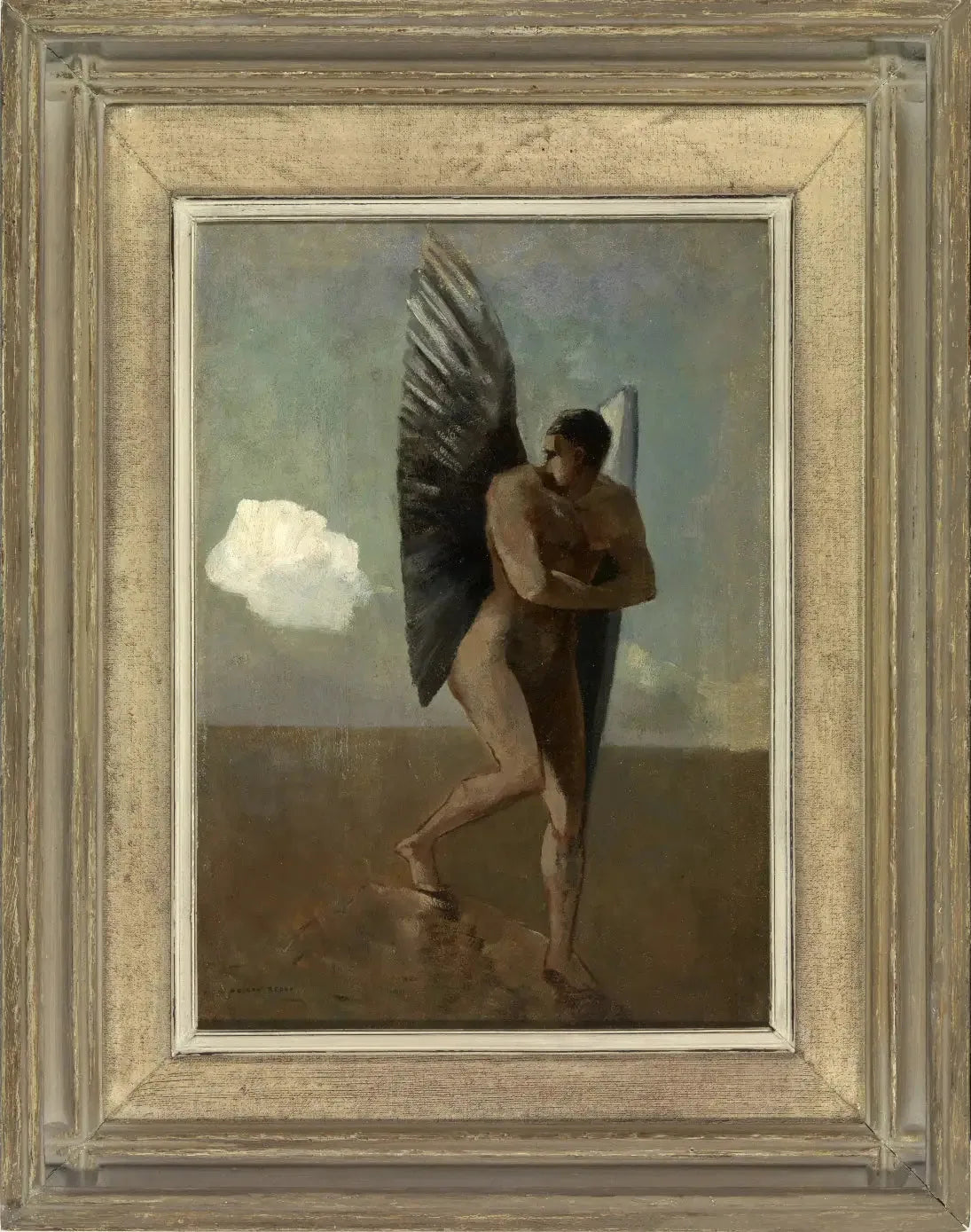 L'ange déchu - Odilon Redon image 1 tableau peint à l’huile sur toile