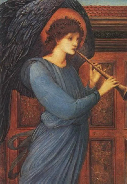L'Ange - Edward Burne-Jones image 1 copie de tableau peinte à la main
