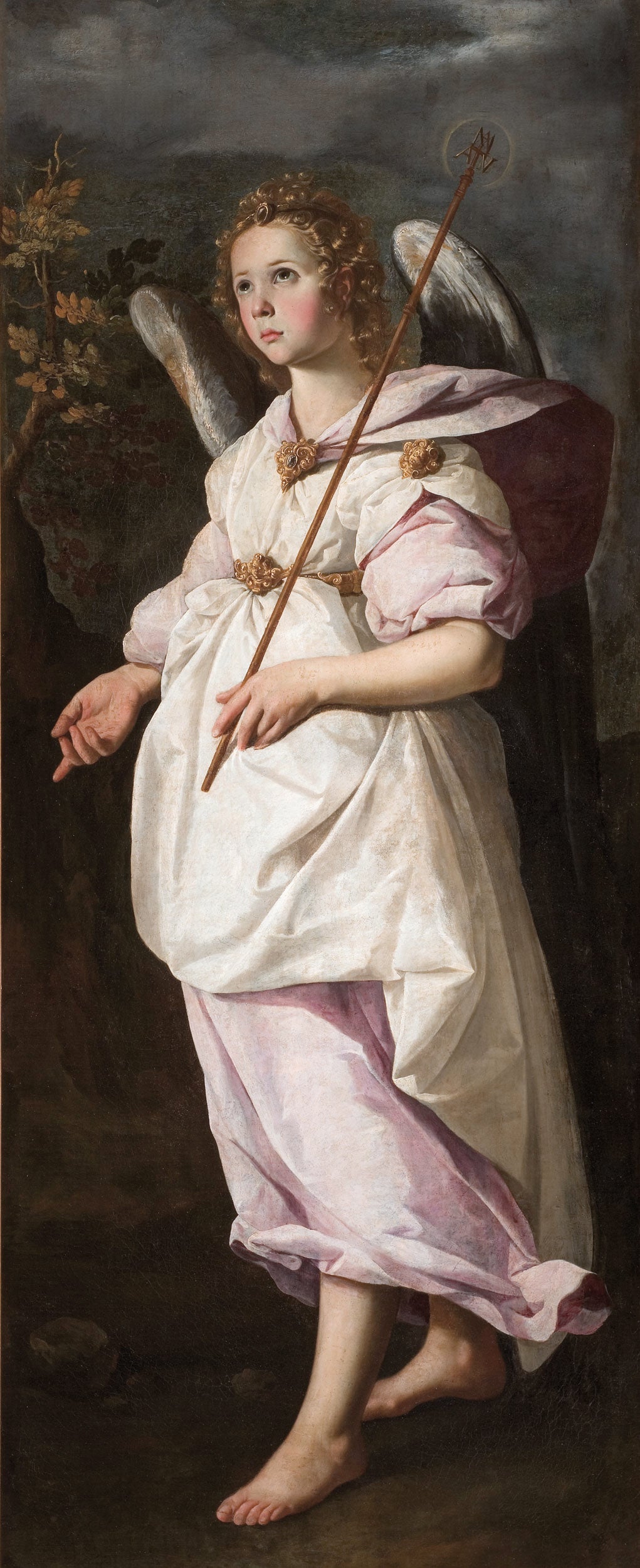 L'Ange Gabriel - Francisco de Zurbarán image 1 reproduction de peinture à l’huile