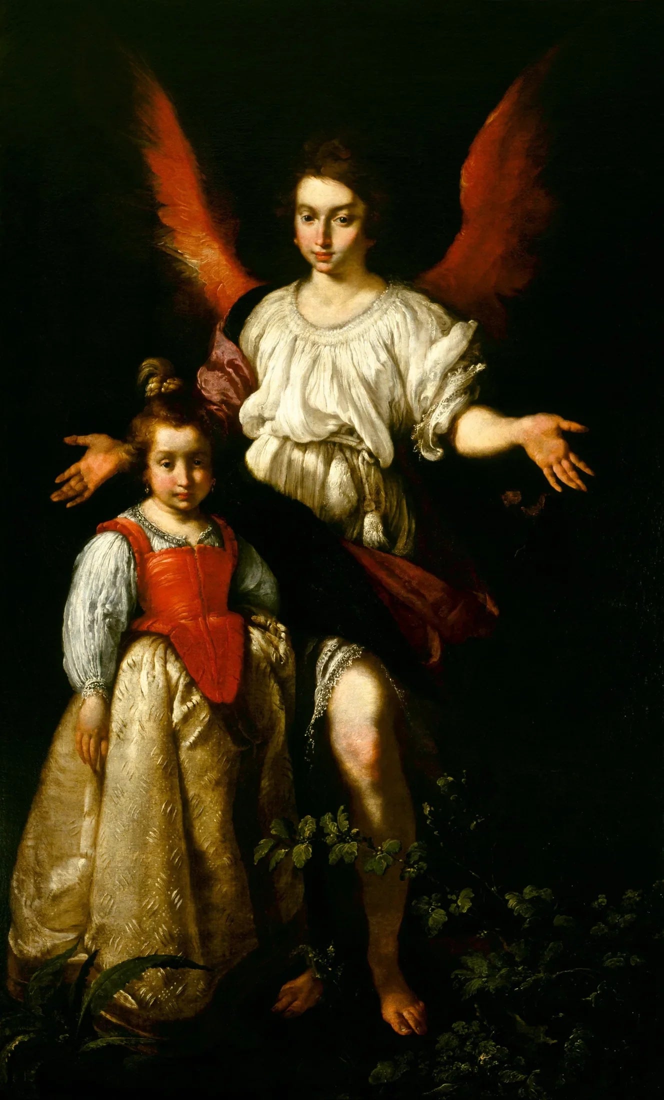 L'ange gardien - Bernardo Strozzi image 1 copie peinte à la main à l’huile