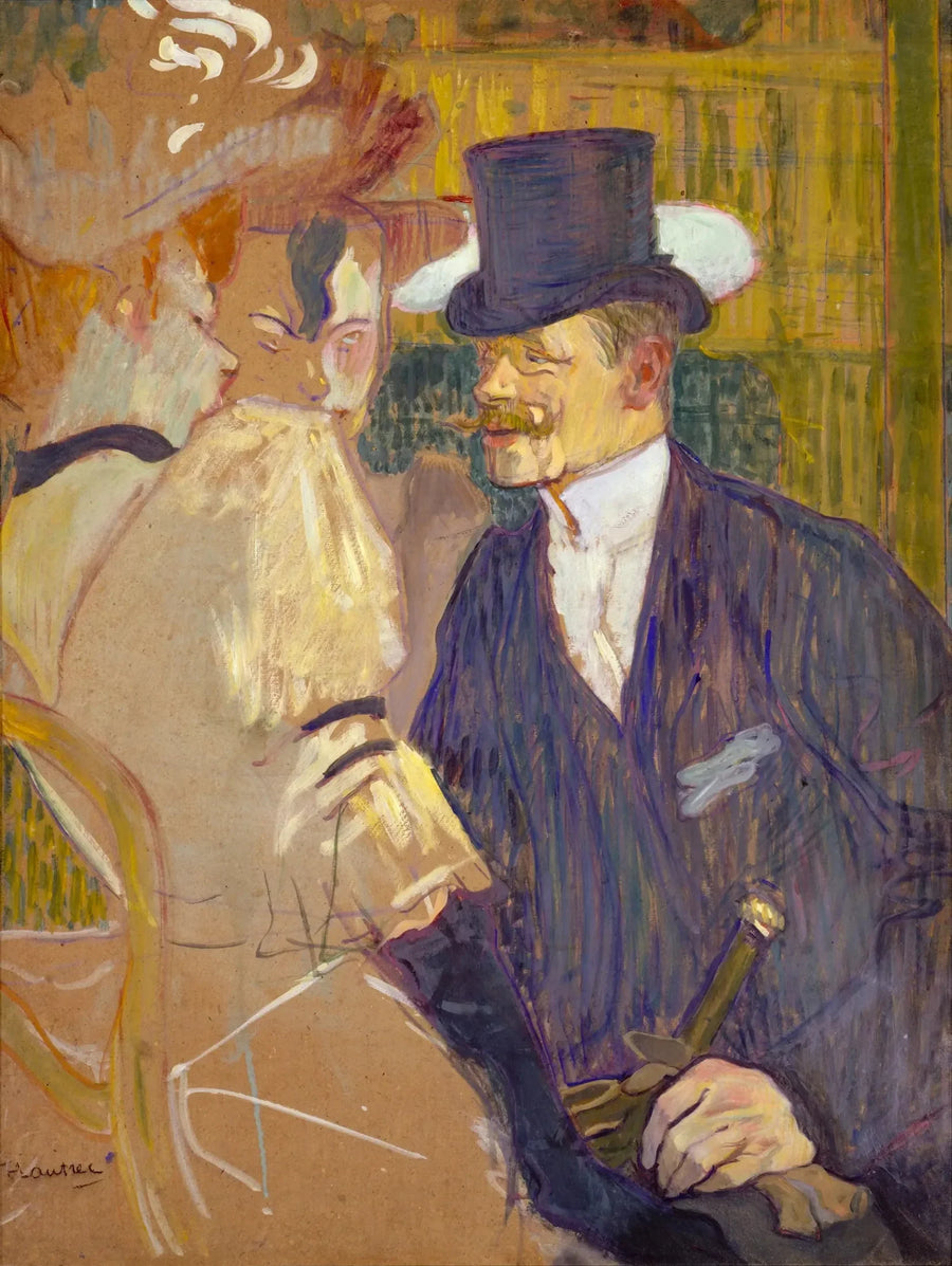 L'Anglais au Moulin-Rouge - Henri de Toulouse-Lautrec