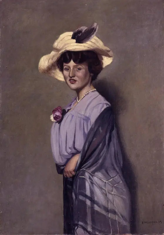 L'Anglaise - Félix Vallotton image 1 copie de tableau peinte à la main