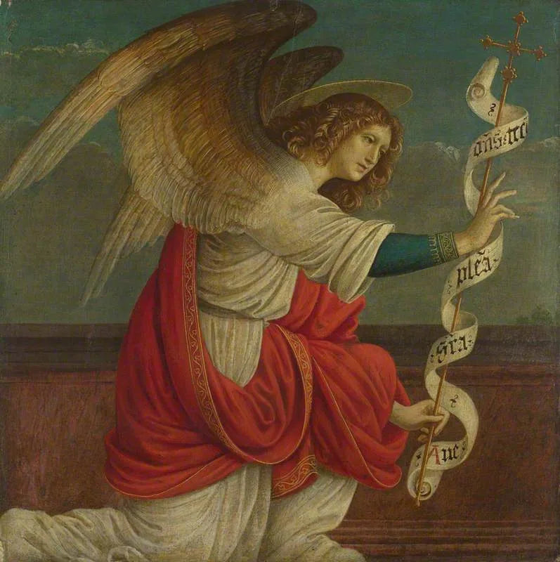 L'Annonciation : L'ange Gabriel - Gaudenzio Ferrari image 1 copie peinte à la main à l’huile