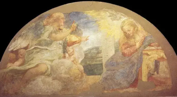 L'Annonciation - Antonio da Correggio image 1 copie peinte à la main à l’huile