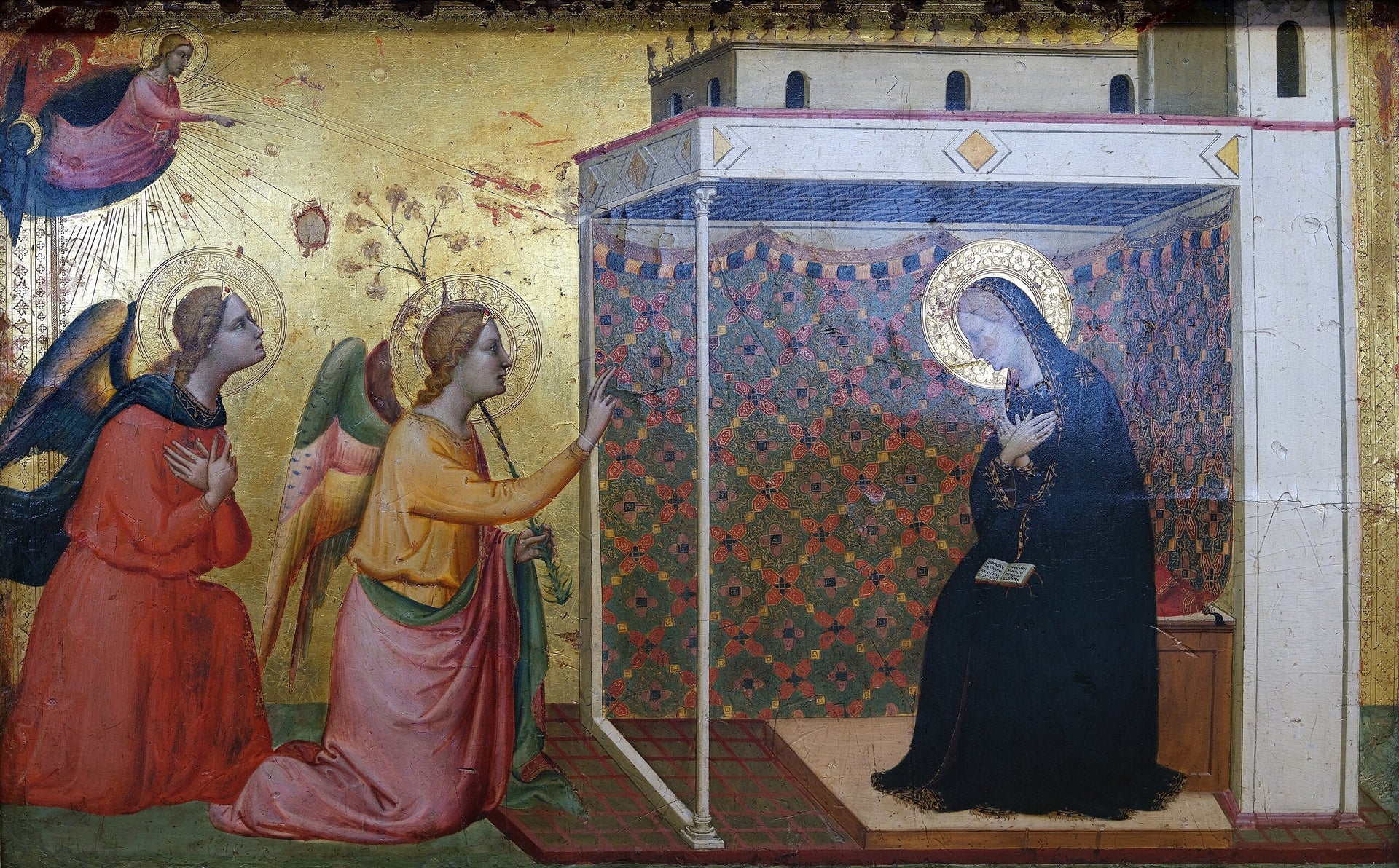 L'Annonciation - Bernardo Daddi image 1 reproduction artisanale de tableau