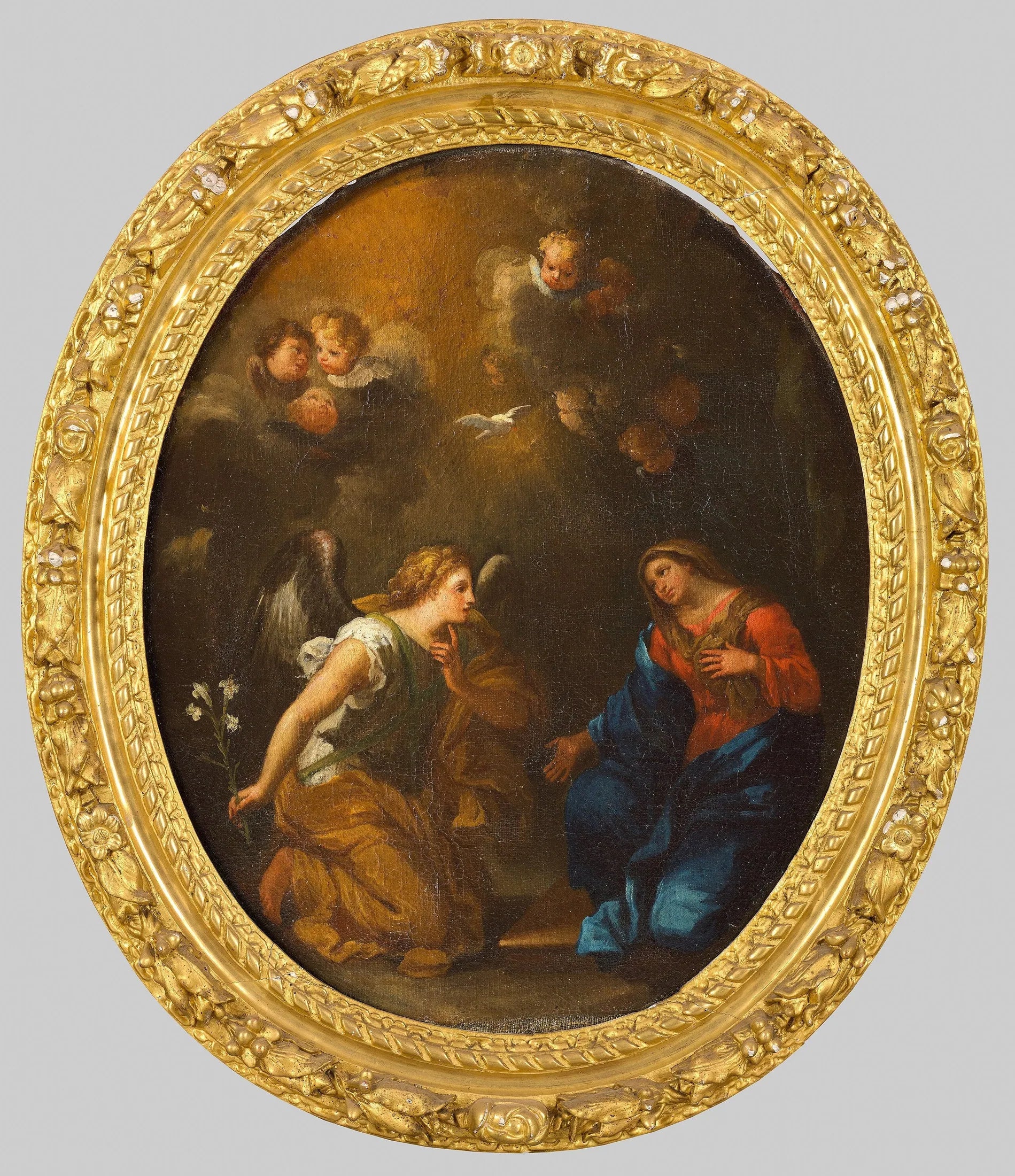L'Annonciation - Carlo Maratta image 1 copie de tableau peinte à la main