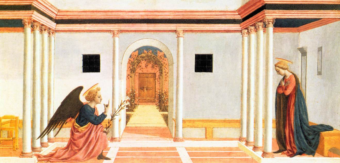 L'Annonciation - Domenico Veneziano image 1 reproduction artisanale de tableau