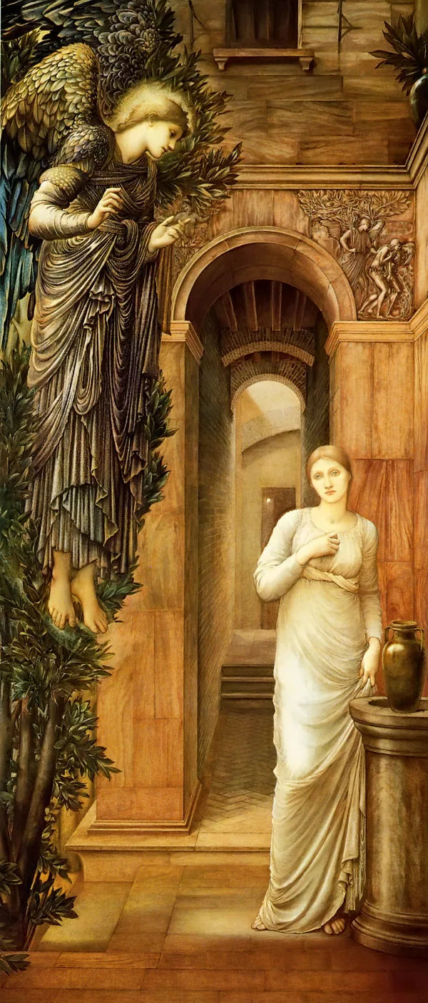 L'Annonciation - Edward Burne-Jones image 1 reproduction réalisée par Alpha Reproduction