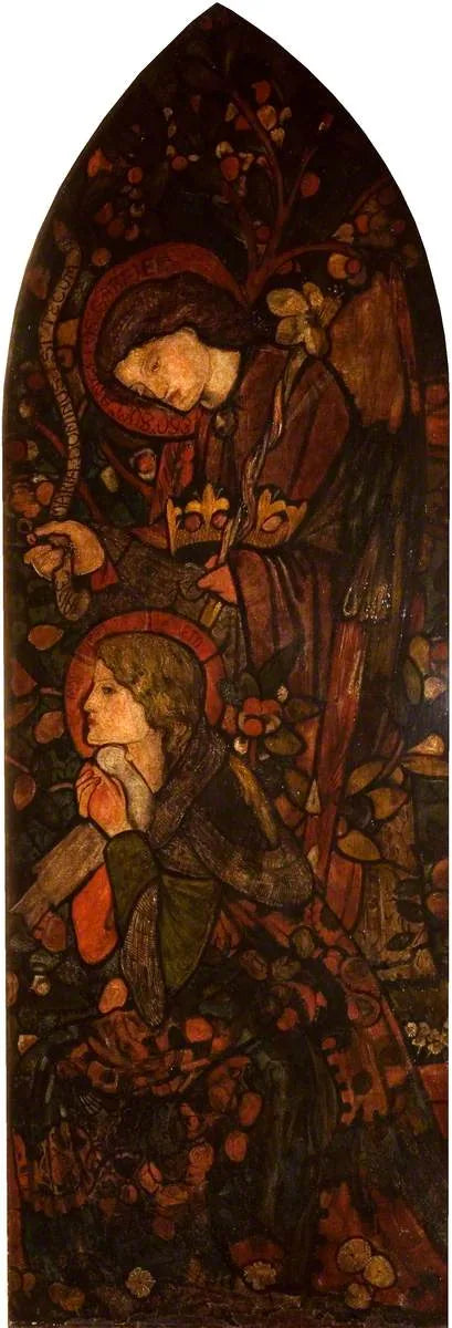 L'Annonciation - Edward Burne-Jones image 1 reproduction artisanale de tableau