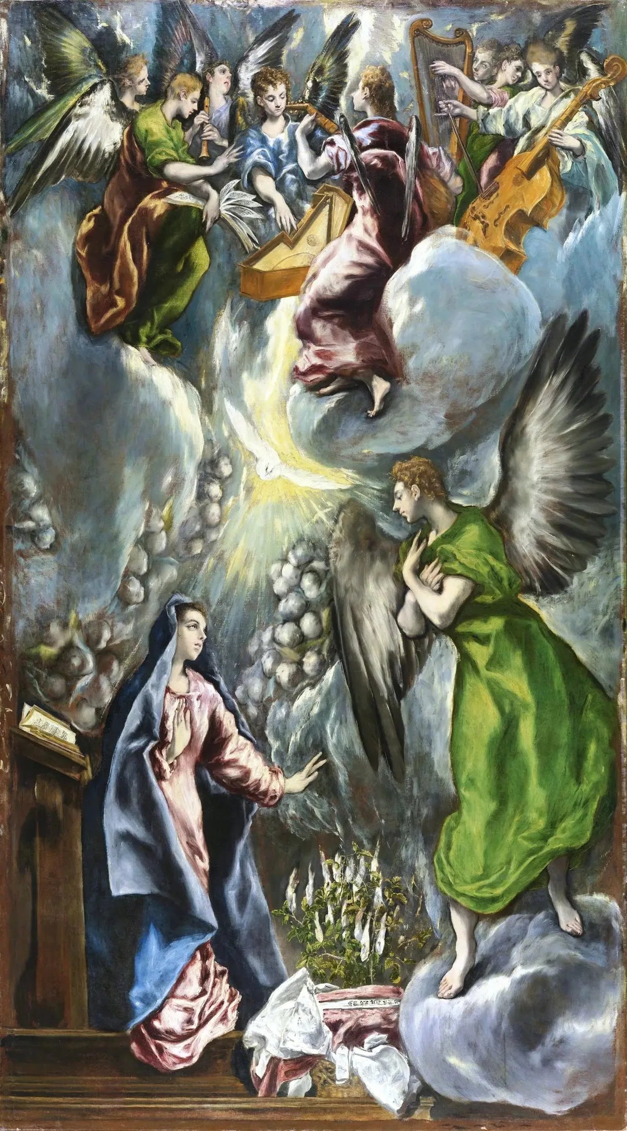 L'Annonciation - El Greco image 1 copie de tableau peinte à la main