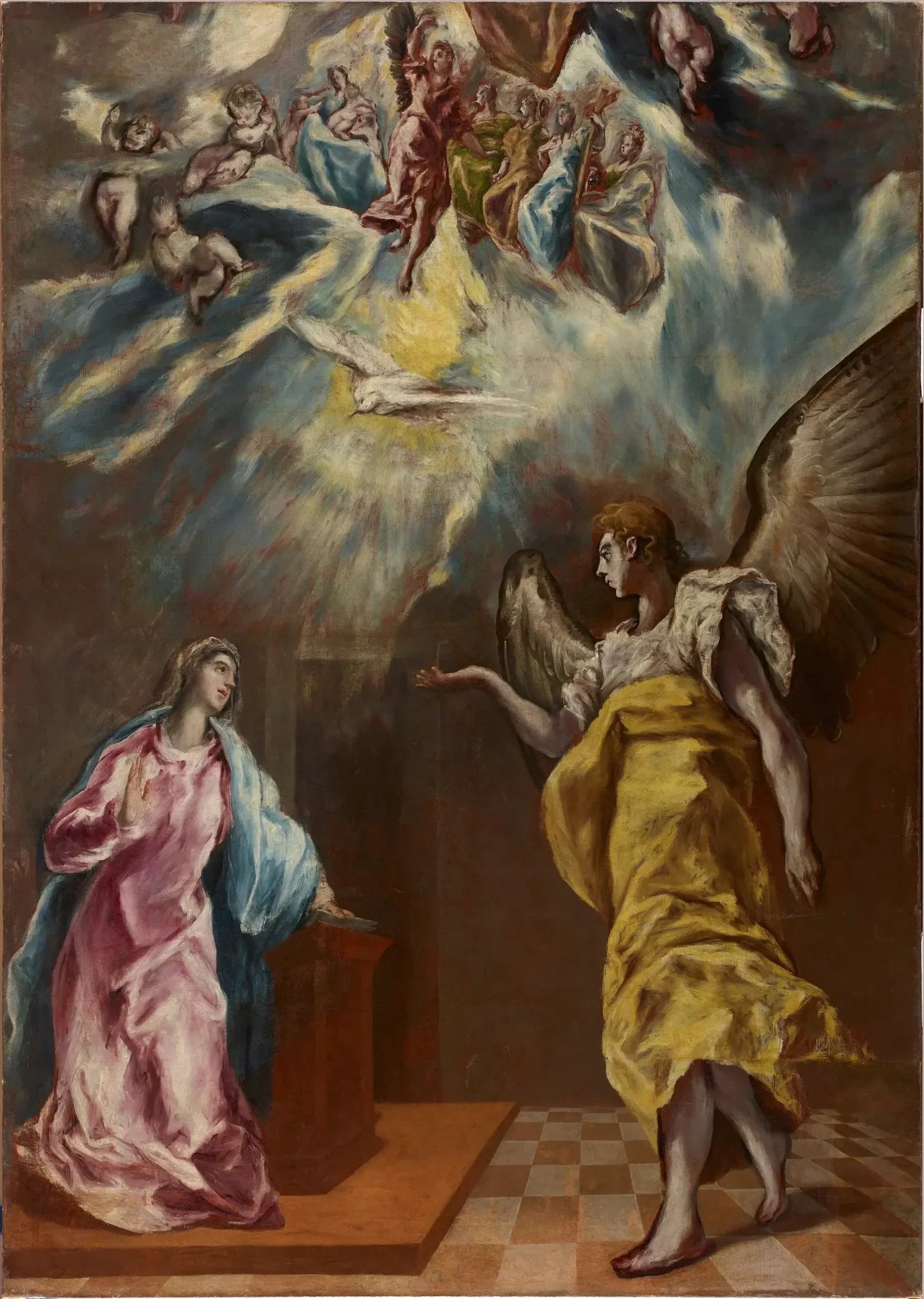 L'Annonciation - El Greco image 1 reproduction artisanale de tableau