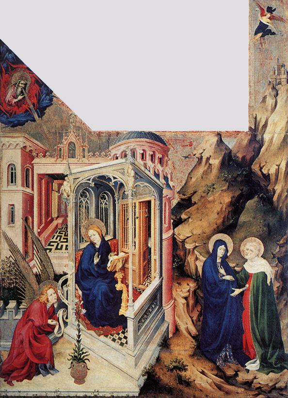 L’Annonciation et la Visitation - Melchior Broederlam - Alpha Reproduction