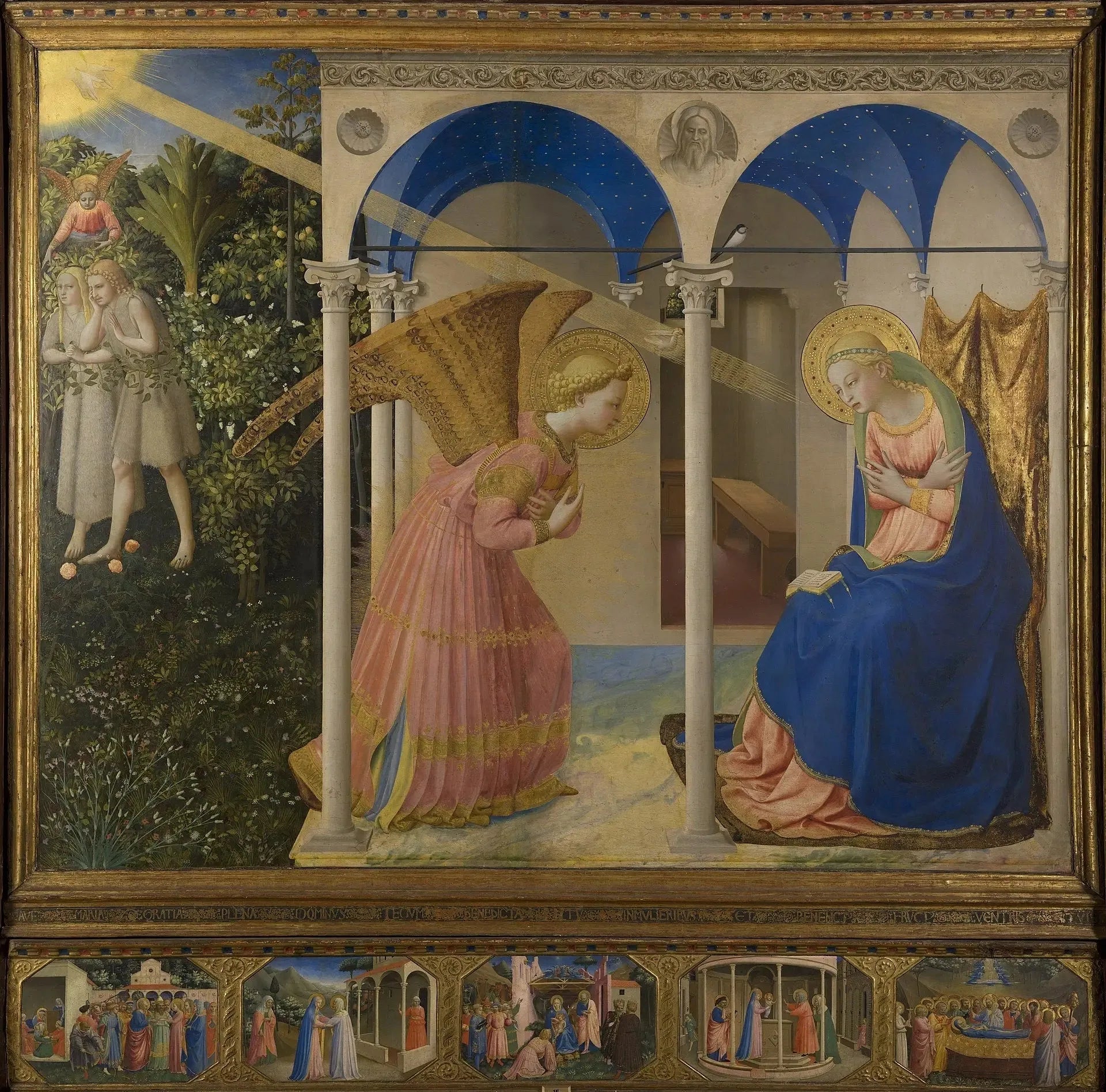 L'Annonciation - Fra Angelico image 1 tableau peint à l’huile sur toile