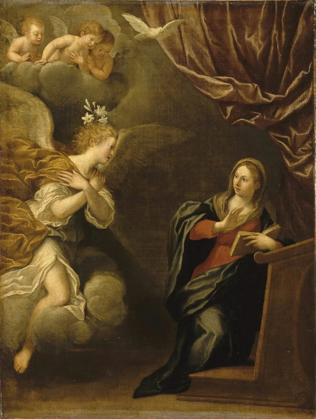 L'Annonciation - Francesco Albani image 1 reproduction d’œuvre d’art à l’huile
