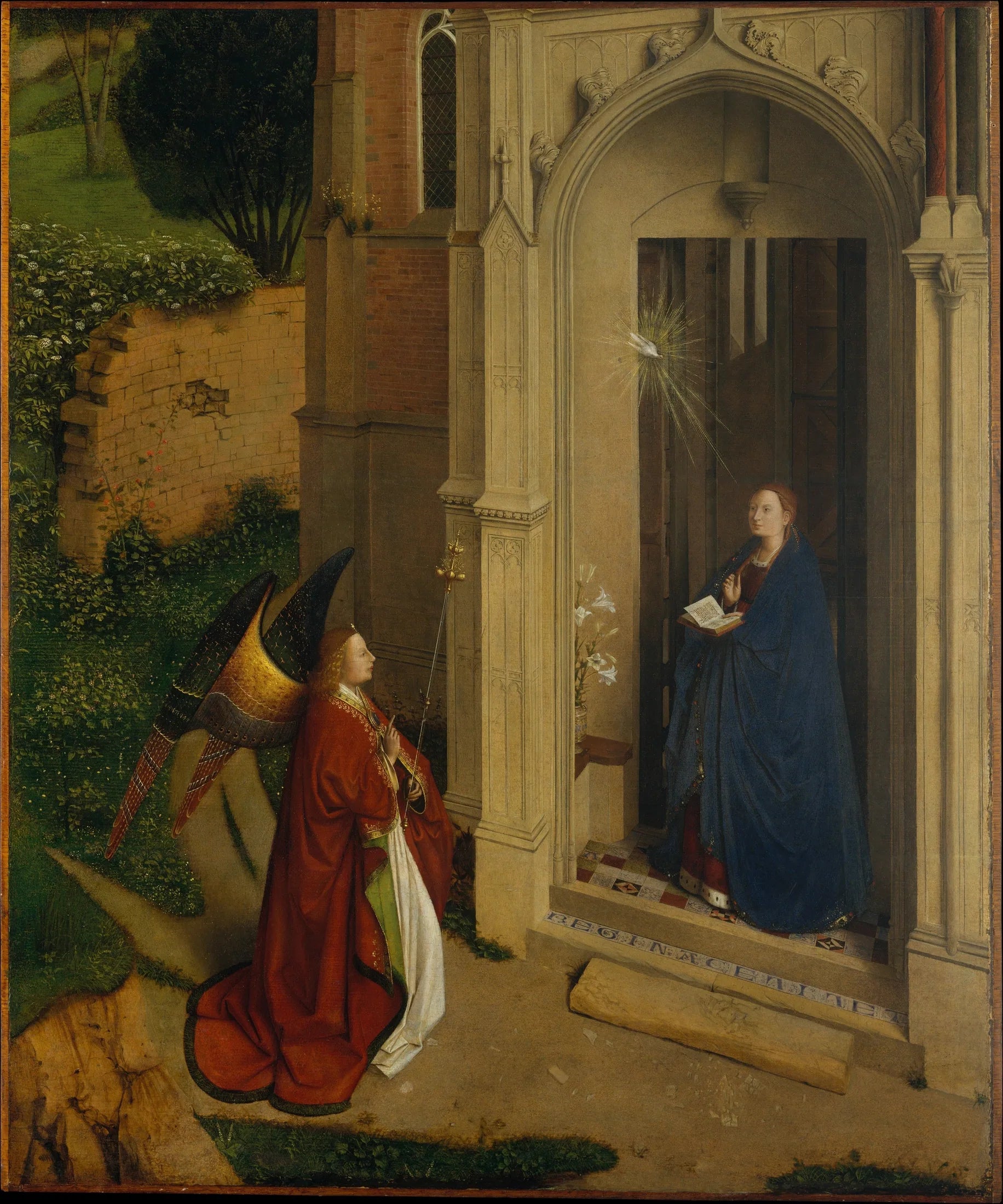 L'Annonciation Friedsam - Petrus Christus image 1 tableau peint à l’huile sur toile