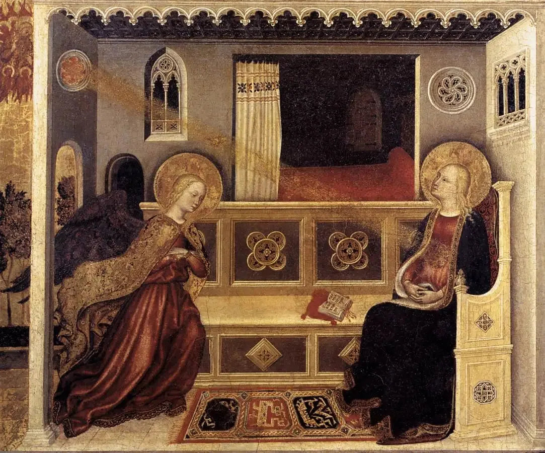 L'Annonciation - Gentile da Fabriano image 1 reproduction d’œuvre d’art à l’huile