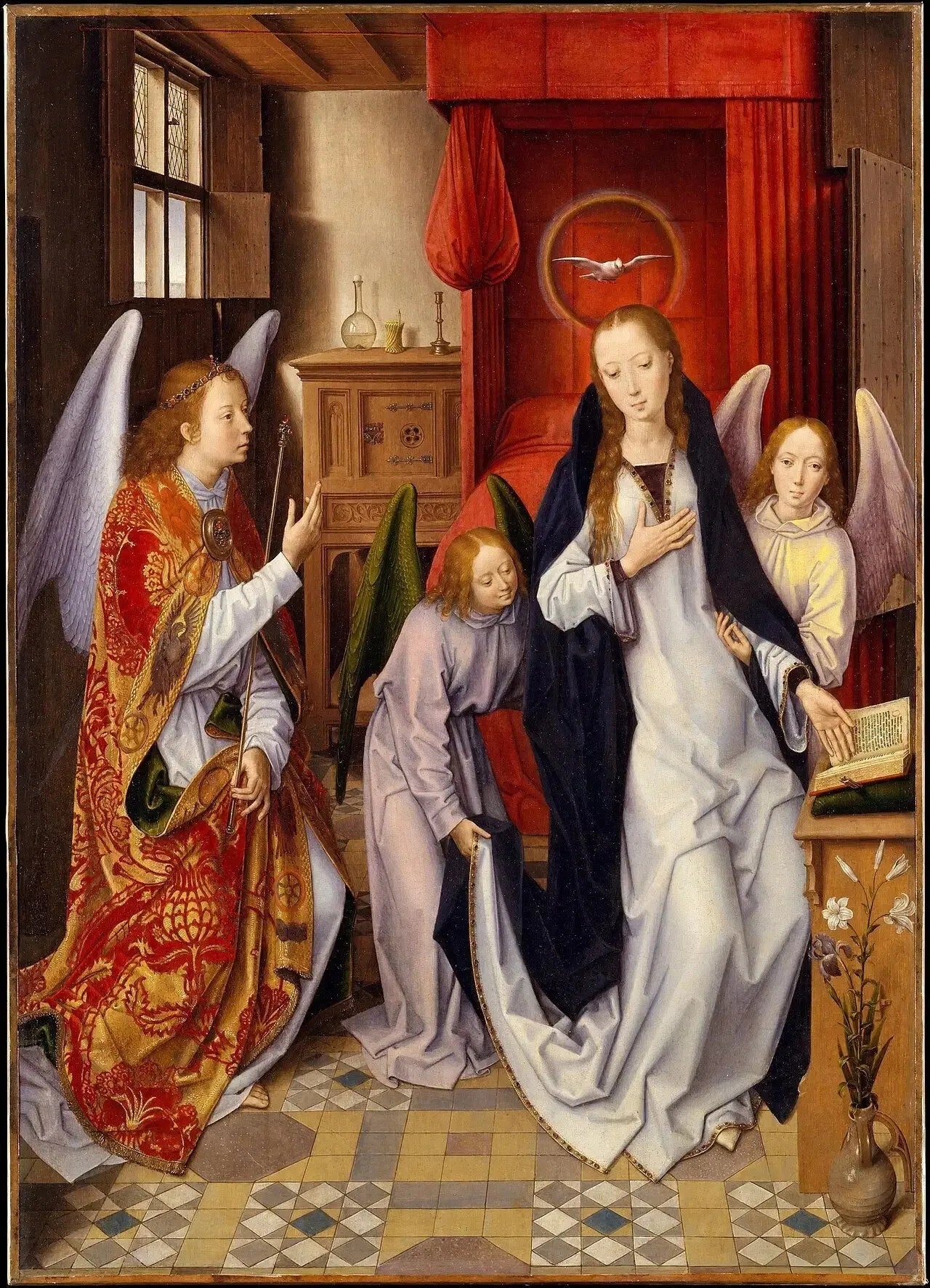 L'Annonciation - Hans Memling image 1 reproduction de peinture à l’huile