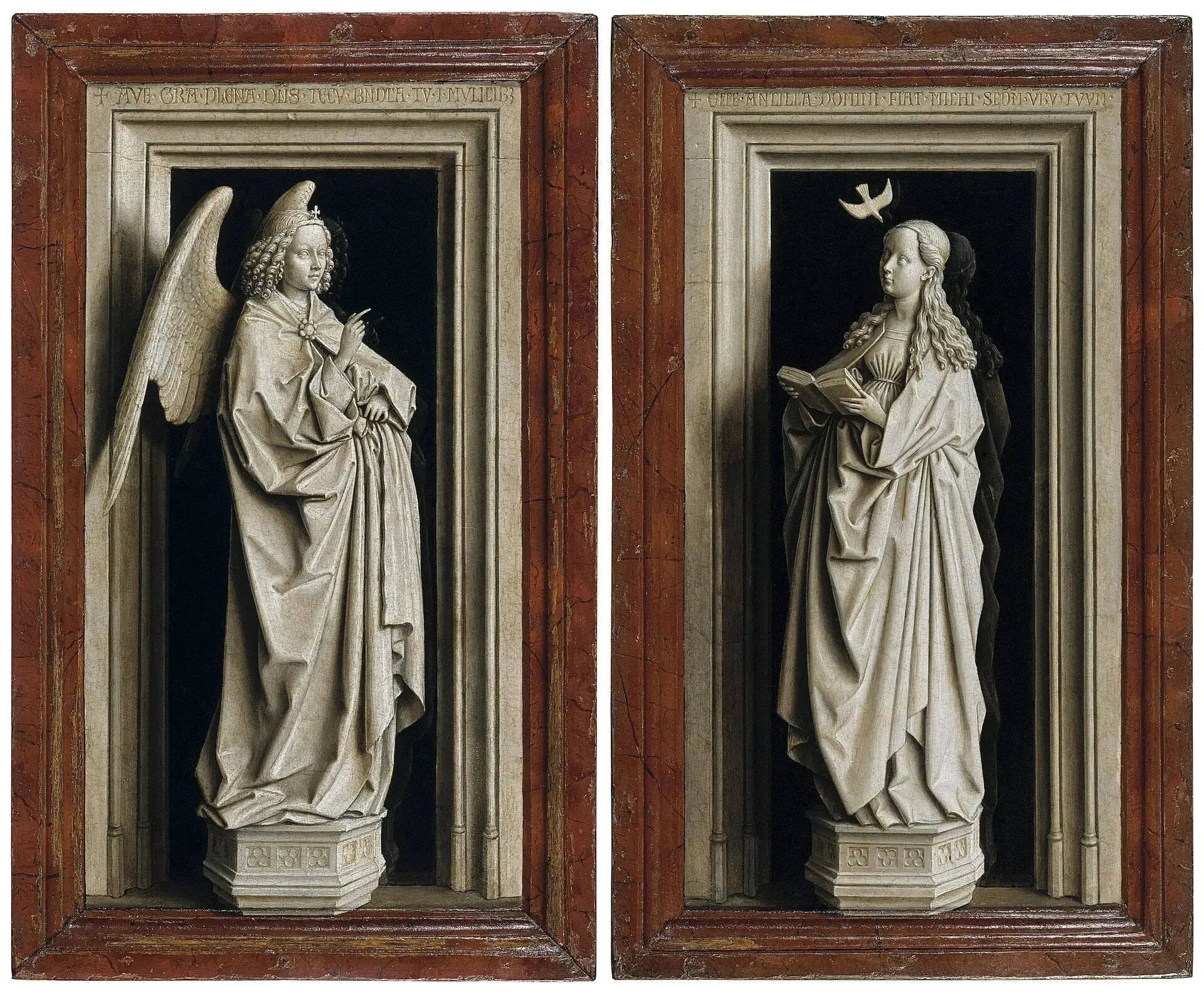 L'Annonciation - Jan van Eyck image 1 tableau peint à l’huile sur toile