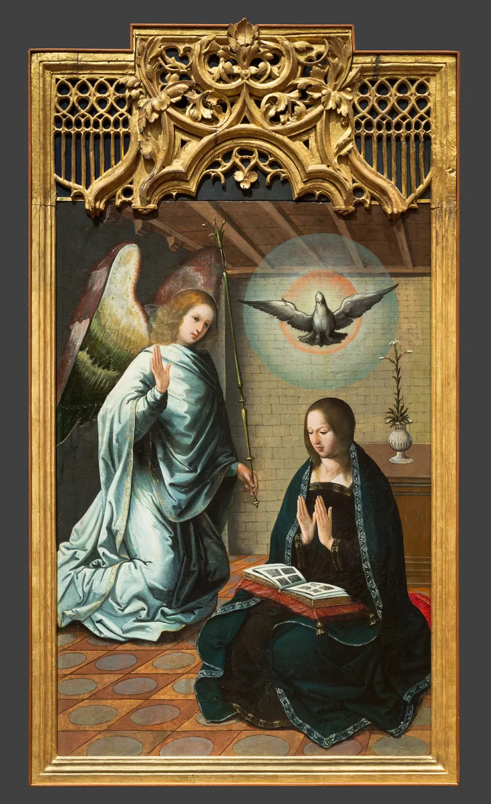 L'Annonciation - Juan de Flandes image 1 reproduction de peinture à l’huile