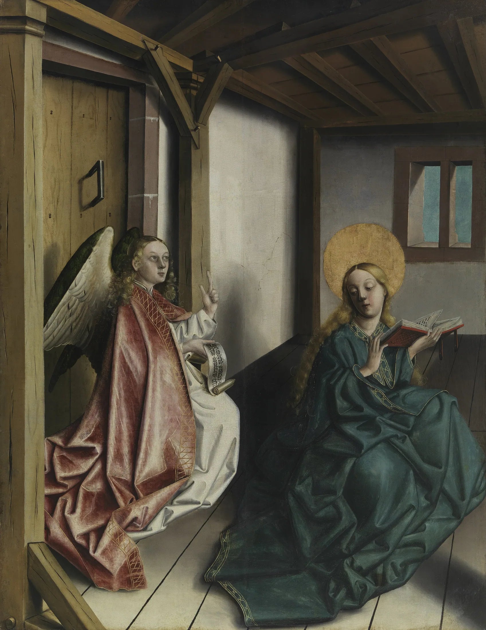 L'Annonciation - Konrad Witz image 1 reproduction de peinture à l’huile