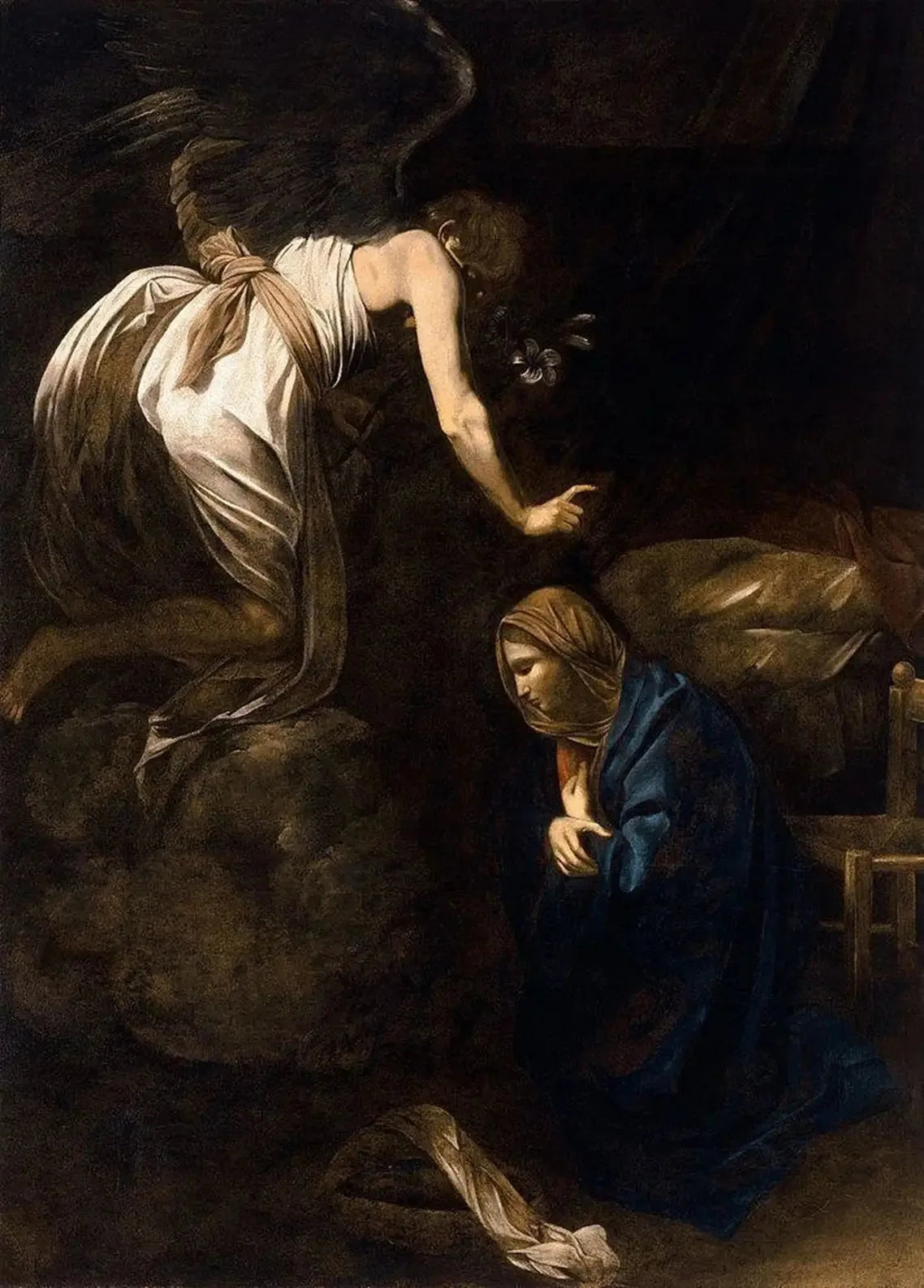 L'Annonciation - Le Caravage image 1 reproduction de peinture à l’huile