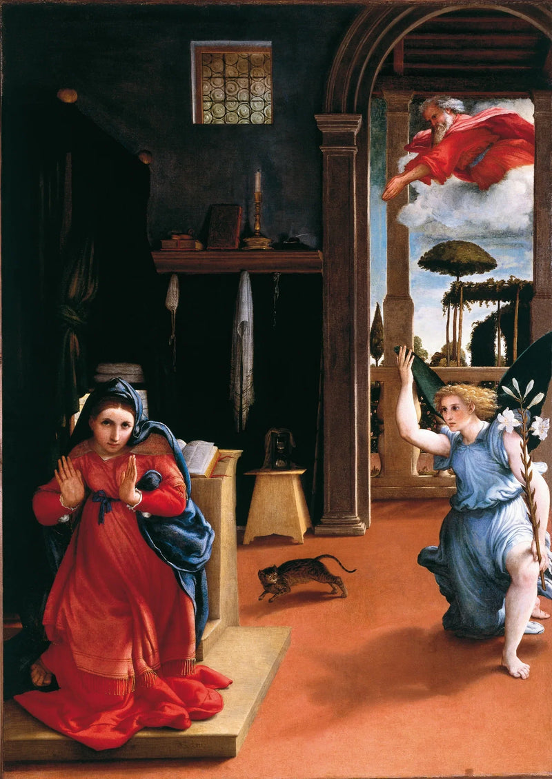 L'Annonciation - Lorenzo Lotto