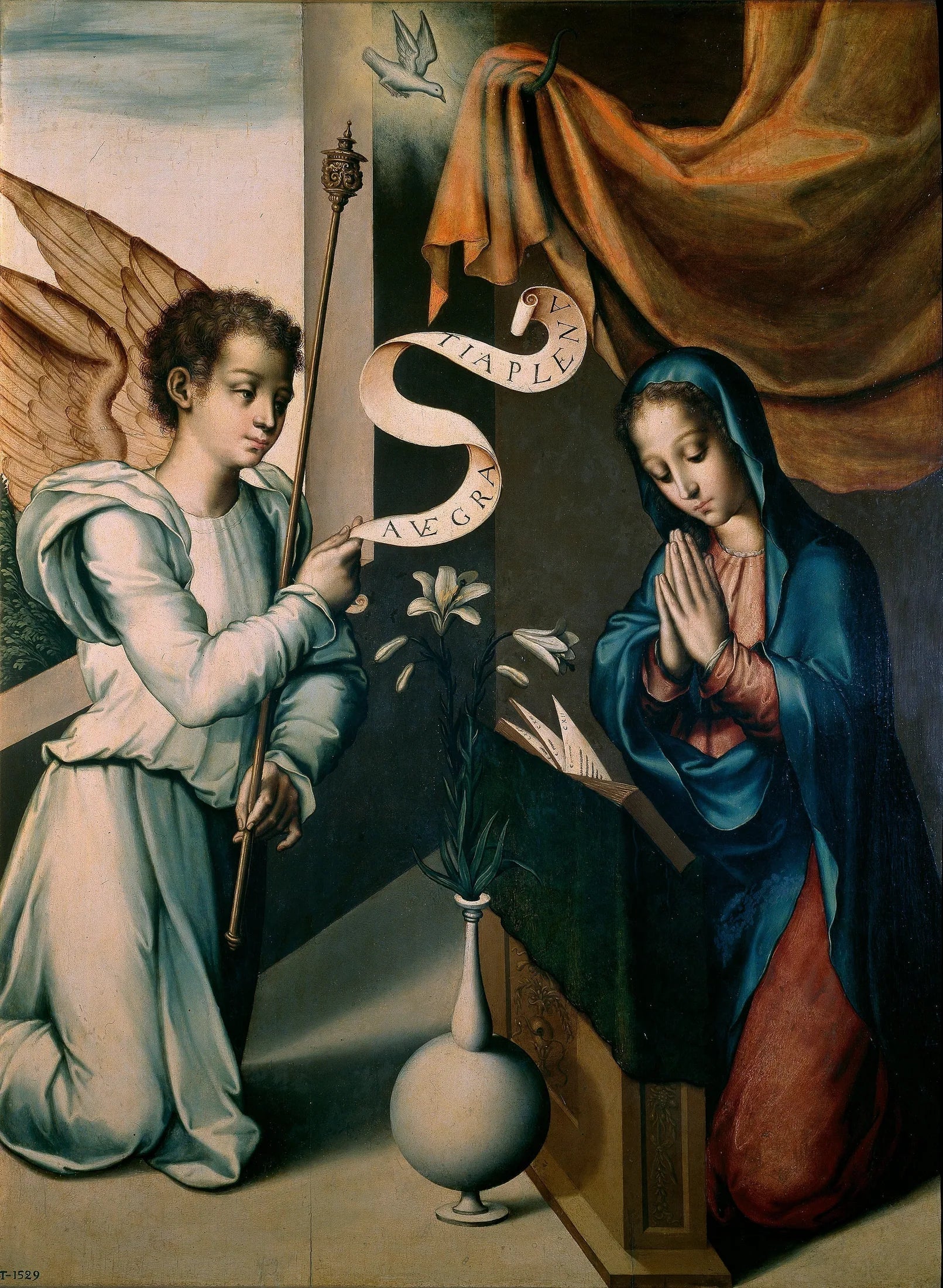 L'Annonciation - Luis de Morales image 1 reproduction d’œuvre d’art à l’huile