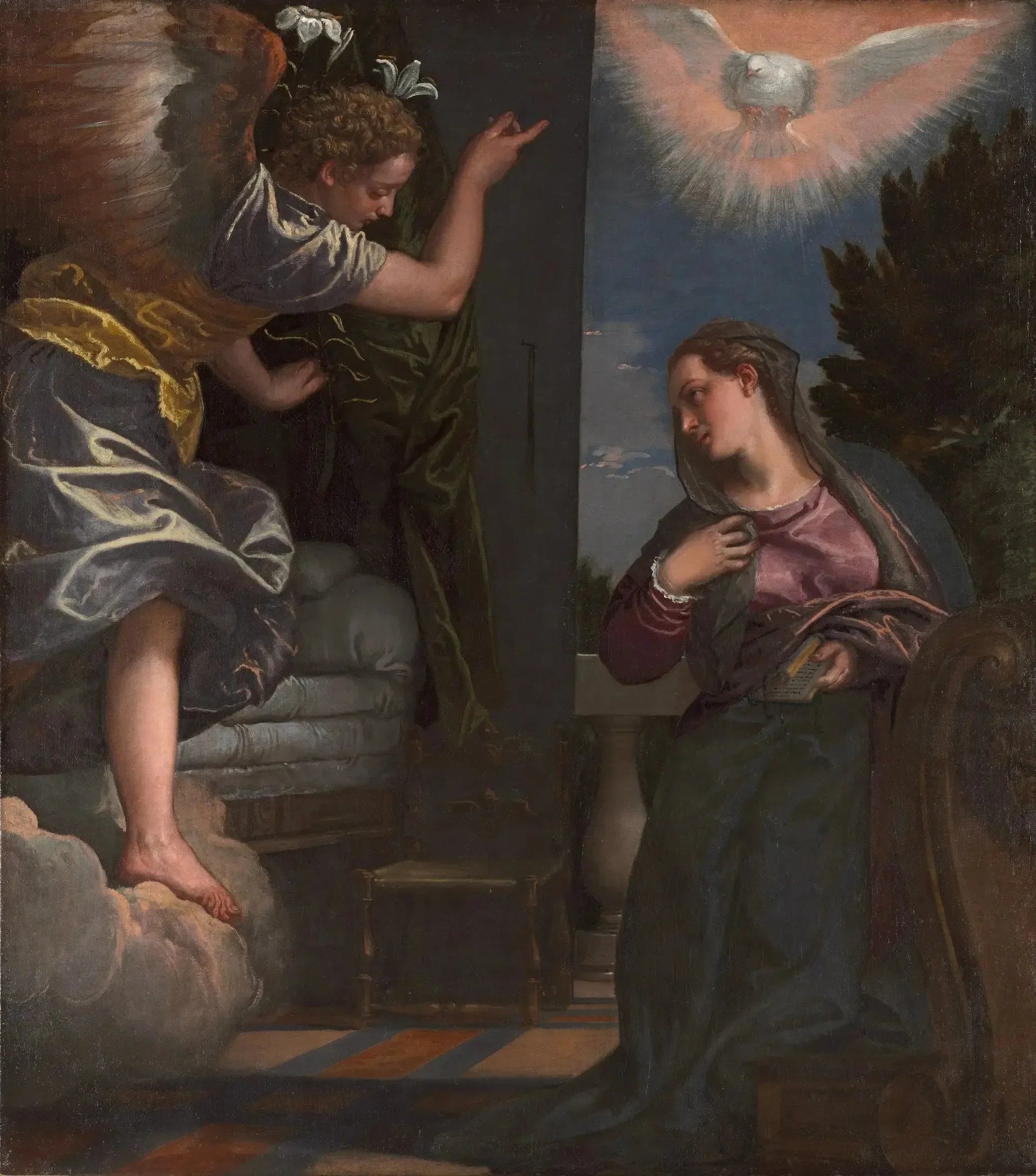 L'Annonciation - Paul Véronèse image 1 reproduction de peinture à l’huile