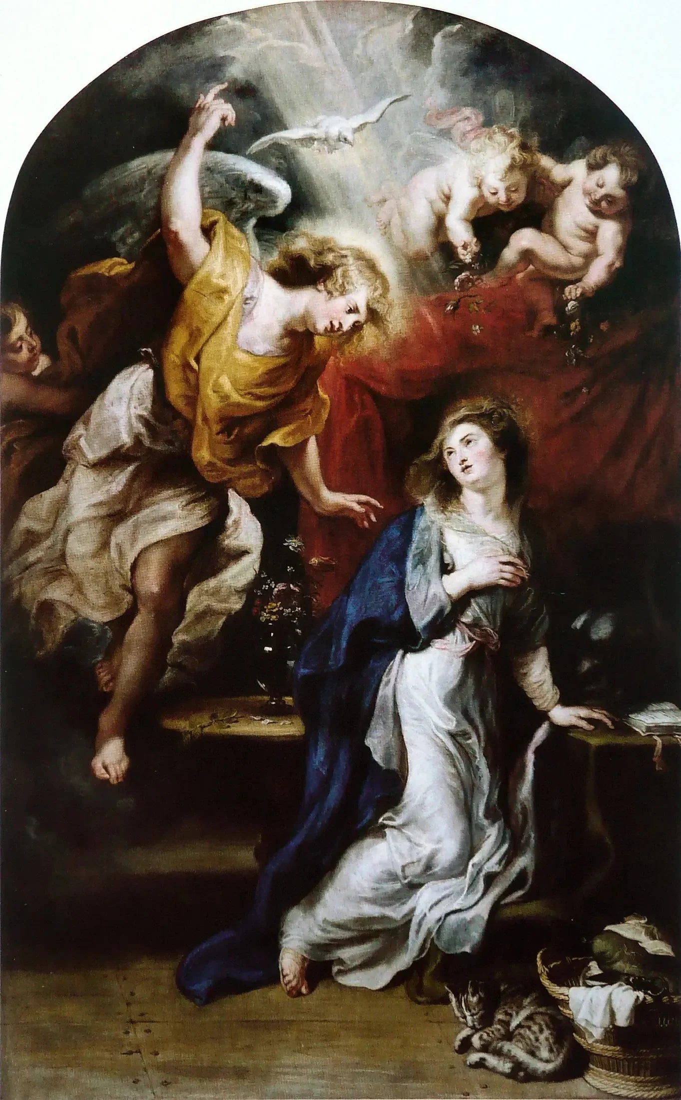 L'Annonciation - Peter Paul Rubens image 1 copie peinte à la main à l’huile