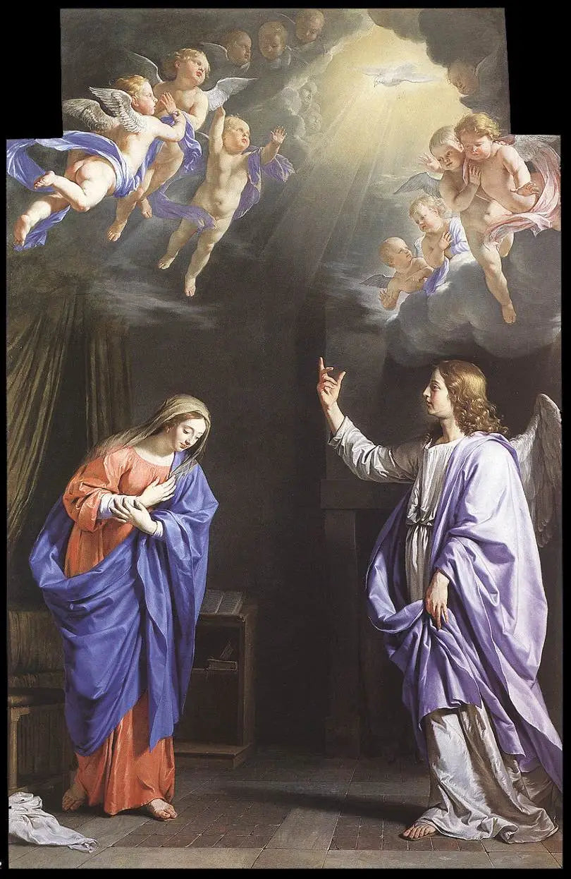 L'Annonciation - Philippe de Champaigne image 1 reproduction réalisée par Alpha Reproduction