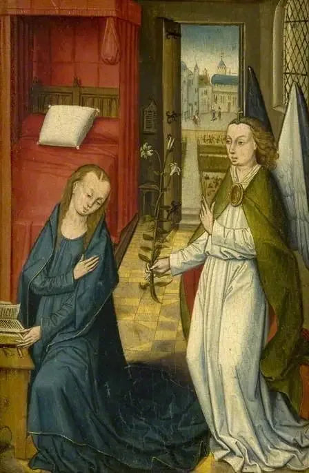 L'Annonciation - Rogier van der Weyden image 1 reproduction de peinture à l’huile
