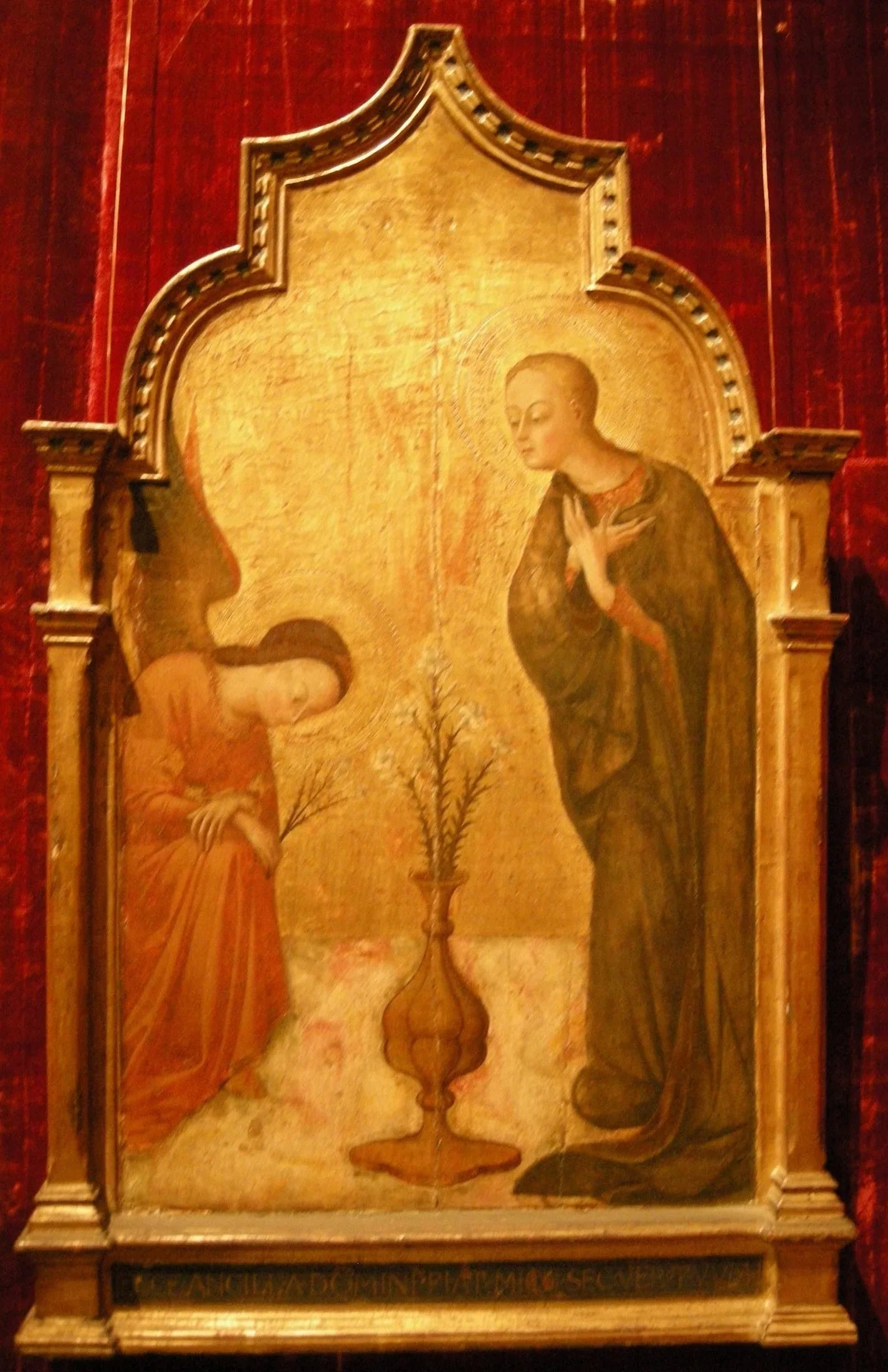 L'Annonciation - Stefano di Giovanni (Sassetta) image 1 reproduction de peinture à l’huile