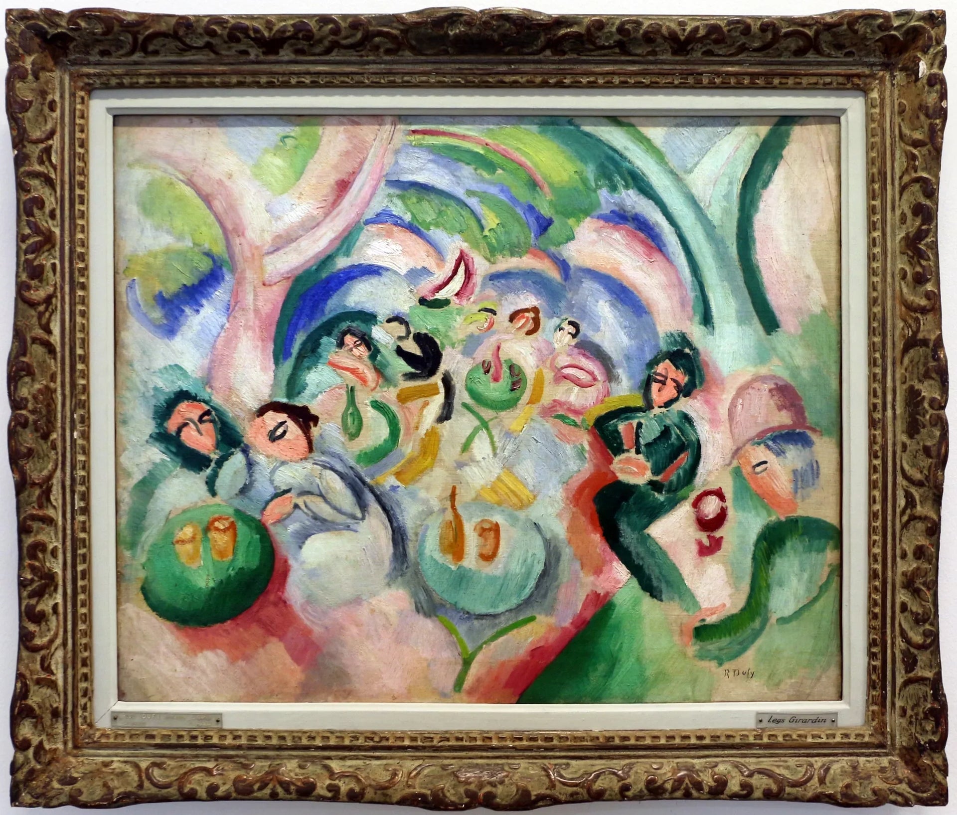 L'apéritif - Raoul Dufy image 1 reproduction artisanale de tableau