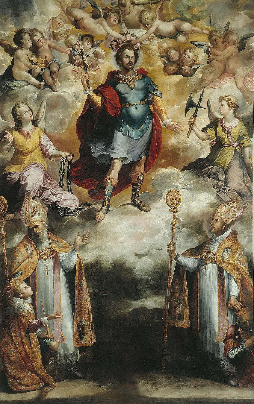 L'apothéose de saint Herménégild - Francisco de Herrera le Vieux image 1 copie de tableau peinte à la main