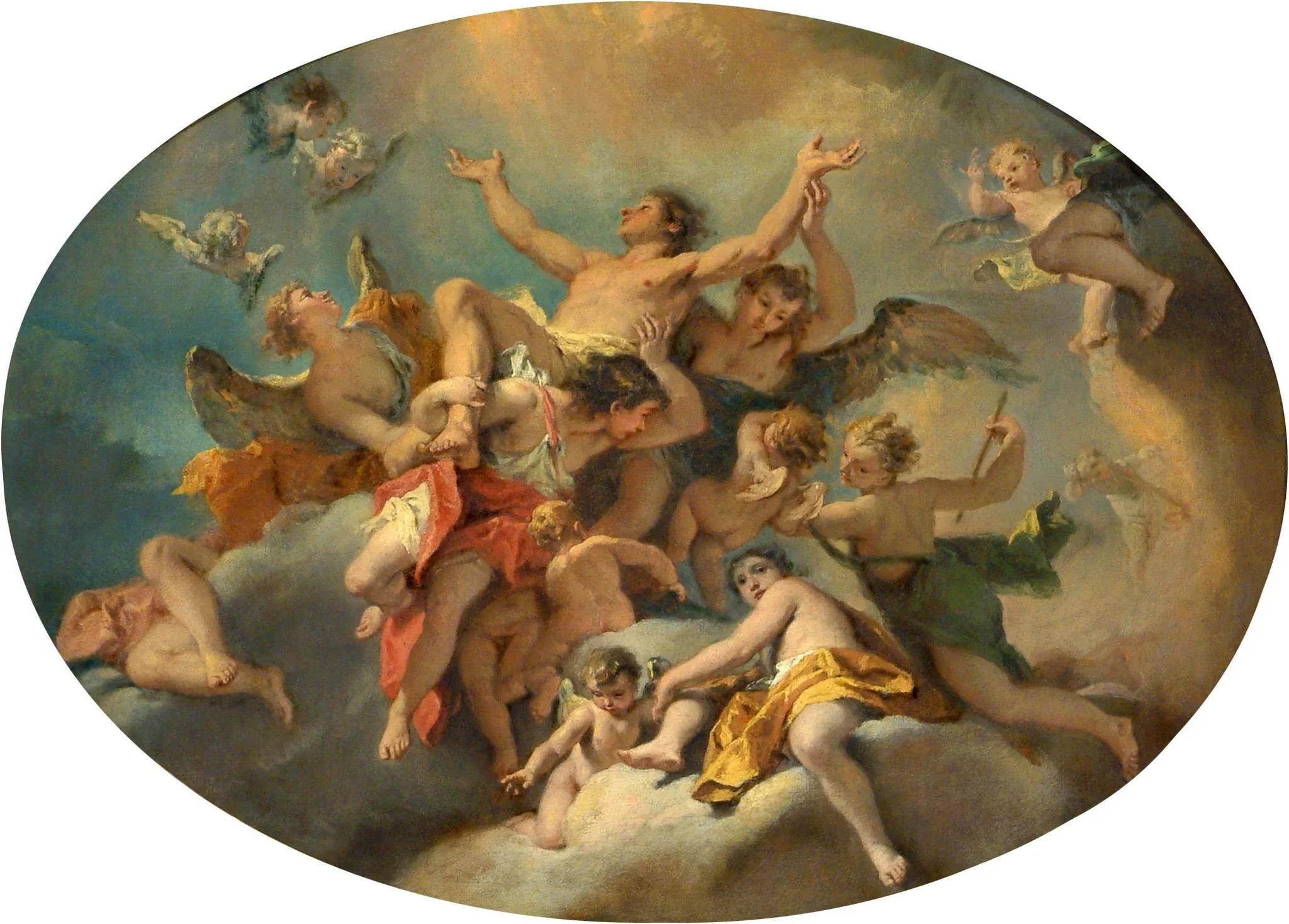 L'Apothéose de Saint Sébastien - Sebastiano Ricci image 1 tableau peint à l’huile sur toile