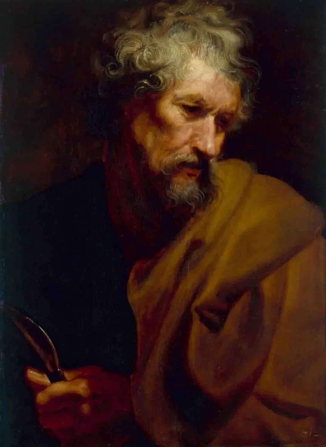 L'apôtre Barthélemy - Antoine van Dyck image 1 copie de tableau peinte à la main