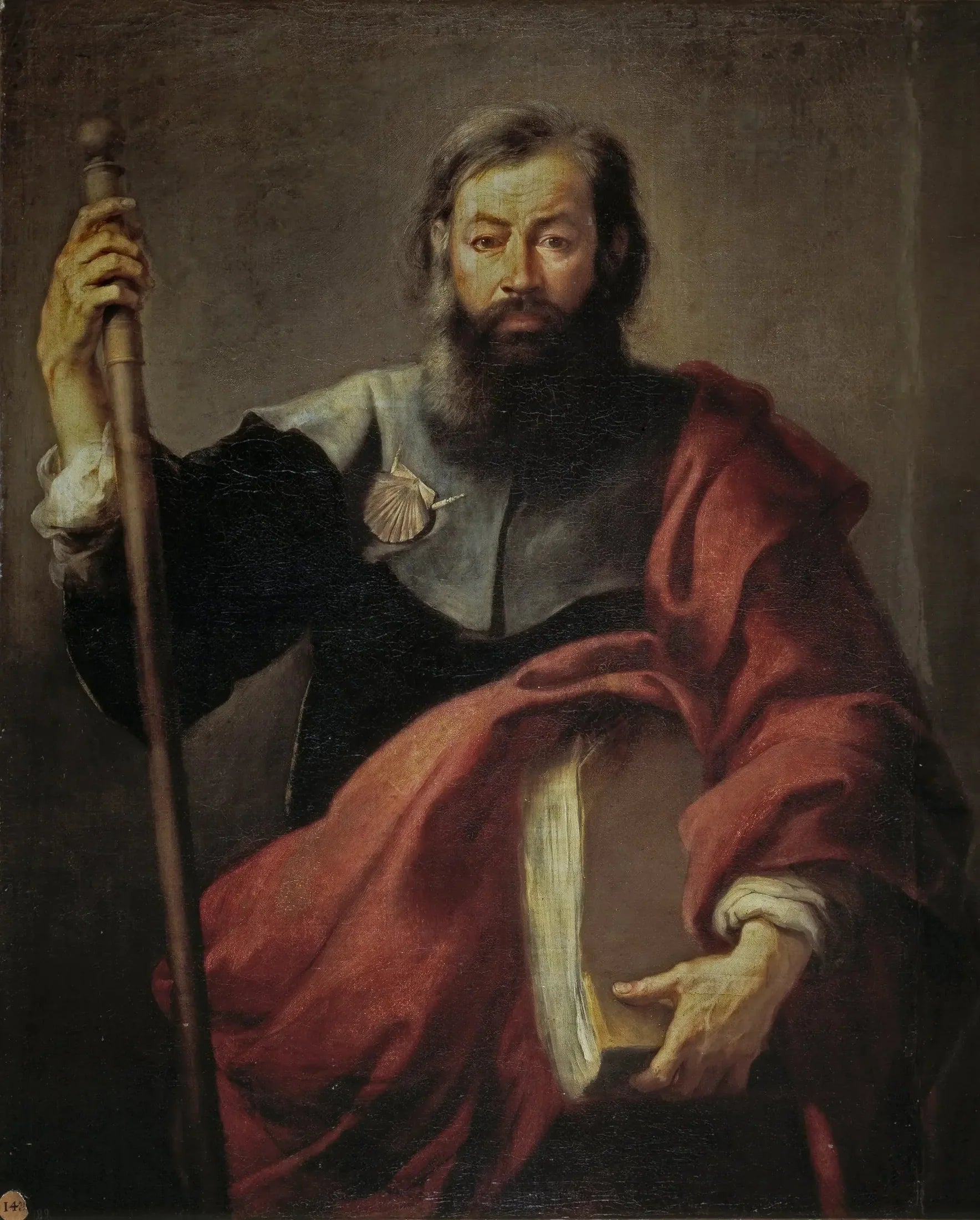 L'Apôtre Jacques - Bartolomé Esteban Murillo image 1 copie peinte à la main à l’huile