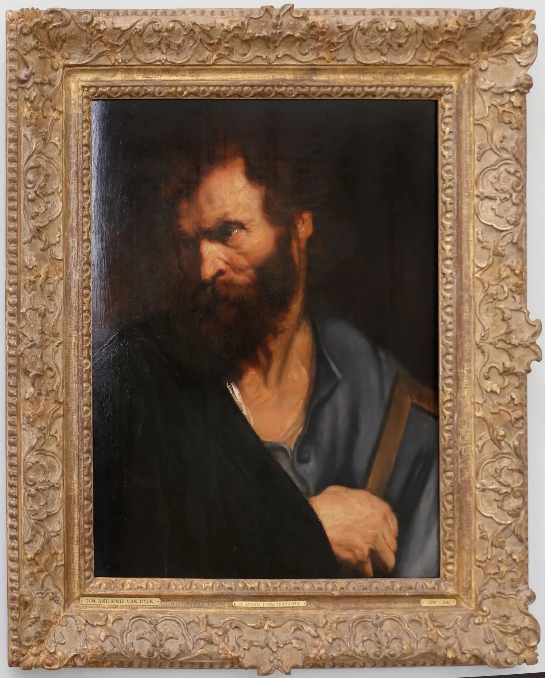 L'apôtre Judas Thaddée - Antoine van Dyck image 1 copie peinte à la main à l’huile