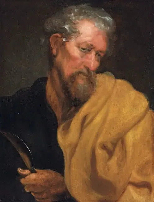 L'apôtre Saint Barthélemy - Antoine van Dyck image 1 reproduction de peinture à l’huile