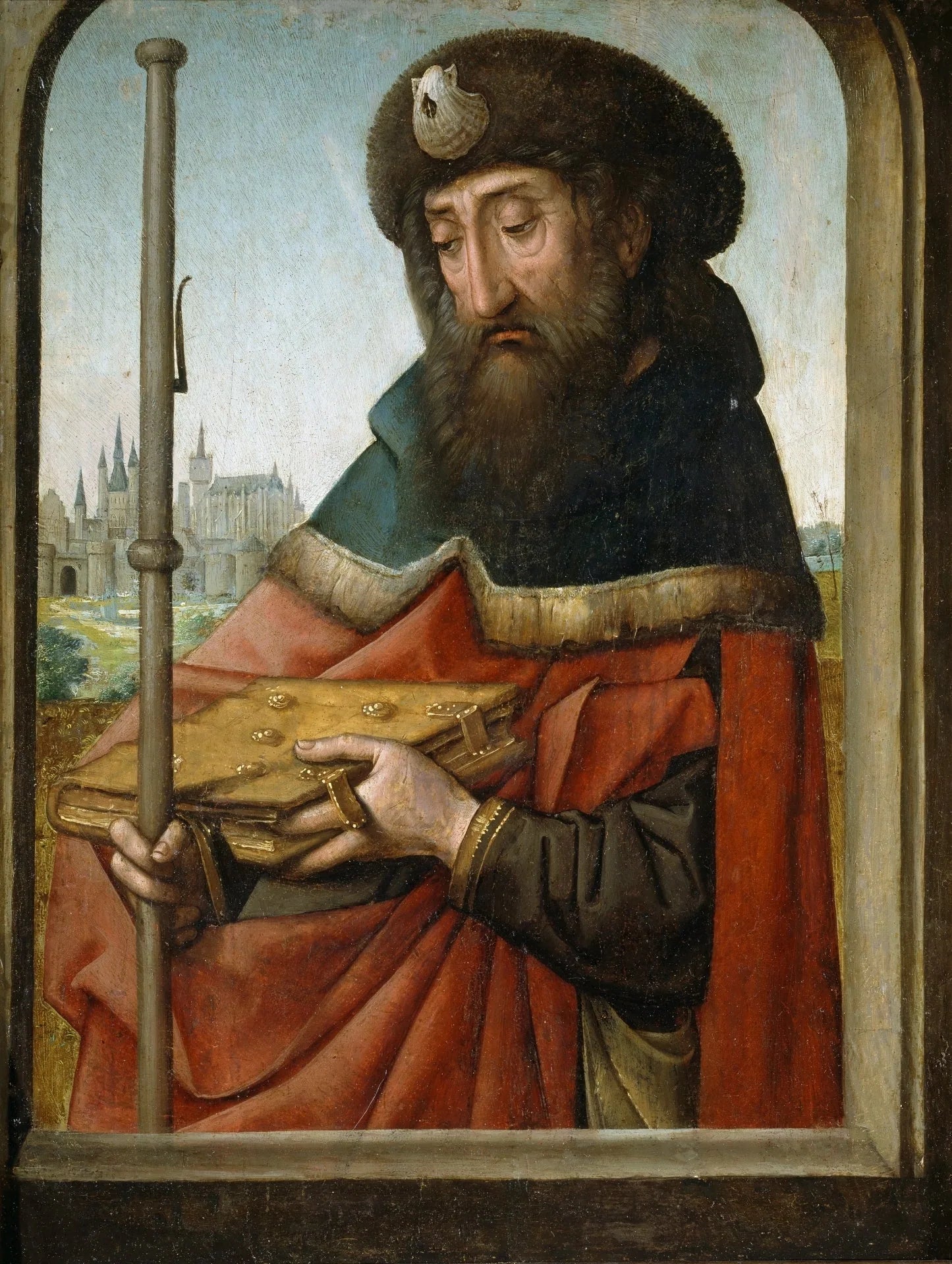 L'apôtre saint Jacques - Juan de Flandes image 1 tableau peint à l’huile sur toile