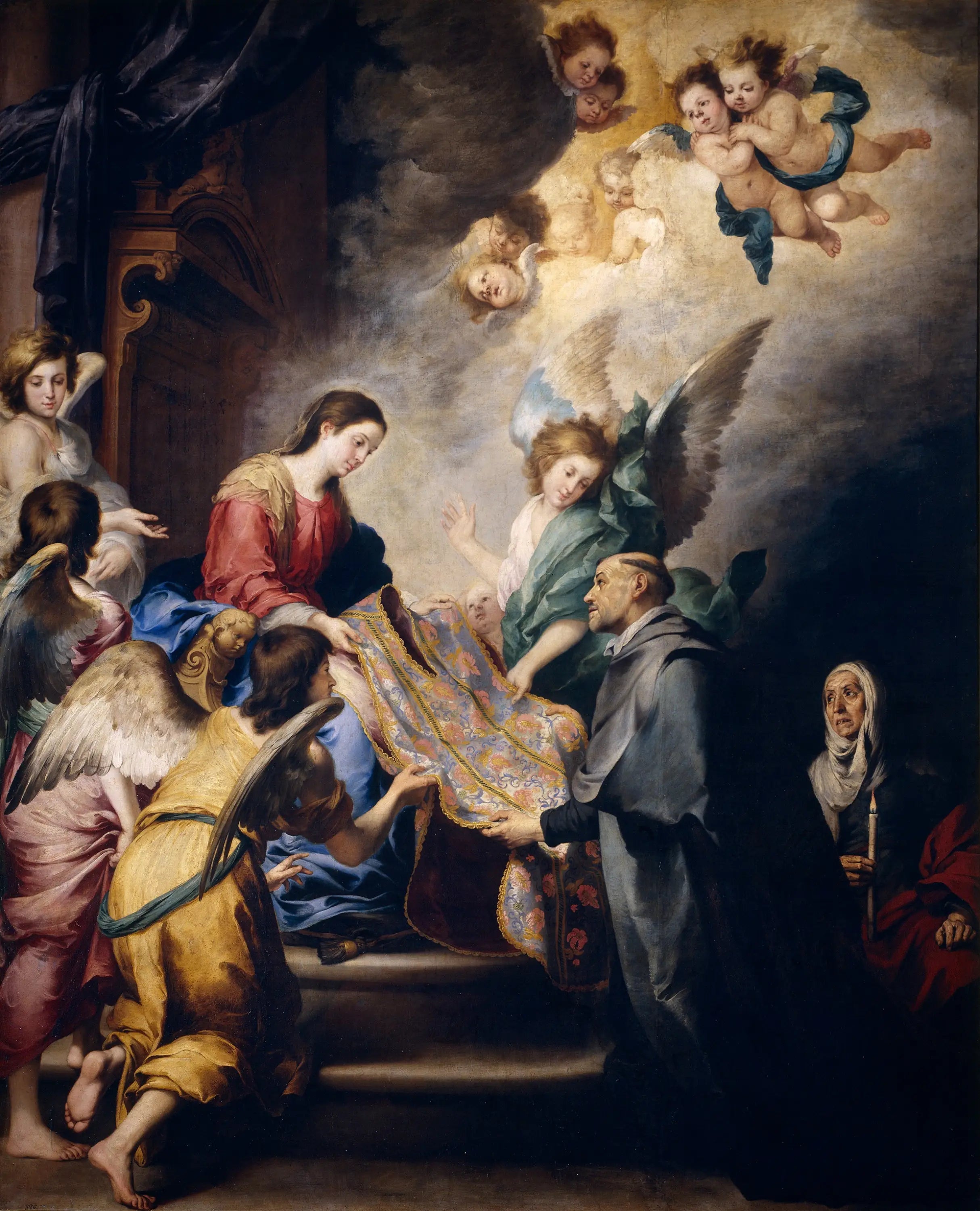L’Apparition de la Vierge à Saint Ildefonse - Bartolomé Esteban Murillo - Alpha Reproduction
