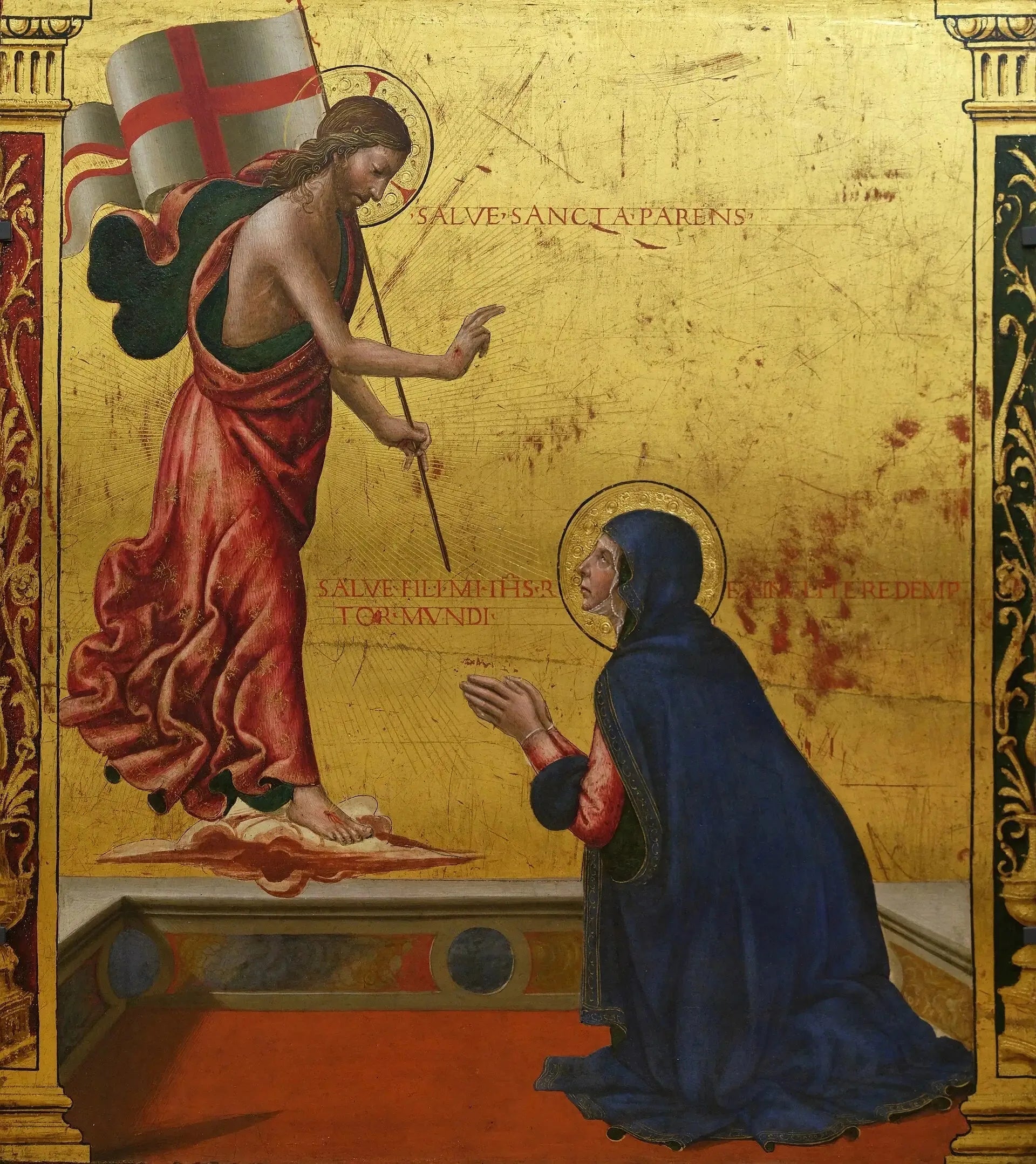 L'Apparition du Christ à la Vierge - Domenico Ghirlandaio image 1 copie de tableau peinte à la main