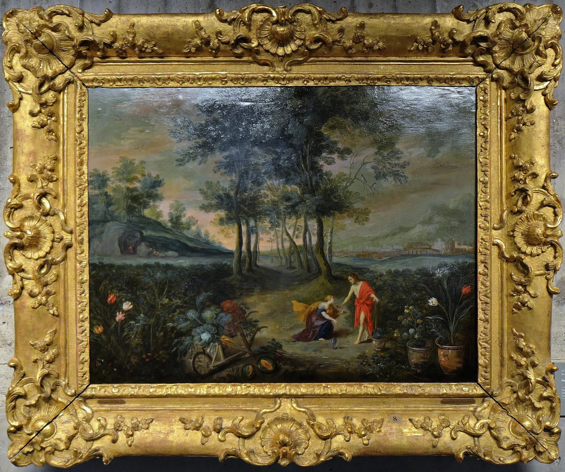 L'Apparition du Christ à Marie-Madeleine - Jan Brueghel le Jeune image 1 reproduction de peinture à l’huile