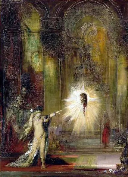 L'Apparition - Gustave Moreau image 1 copie de tableau peinte à la main